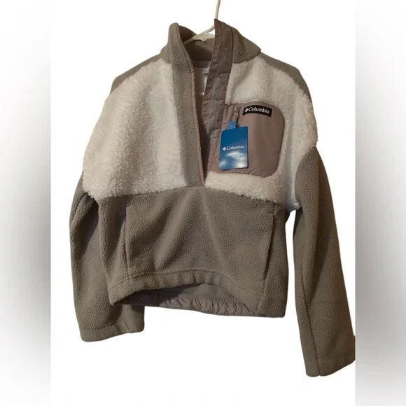 Columbia Sherpa Cropped Fleece Pullover Women’s - Picture 3 of 6